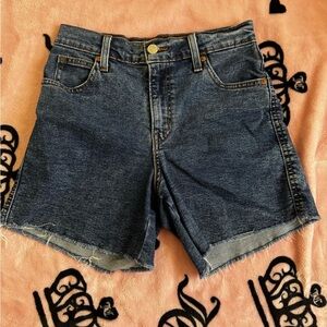 Signature by Levi Strauss Dark Denim Jean Shorts